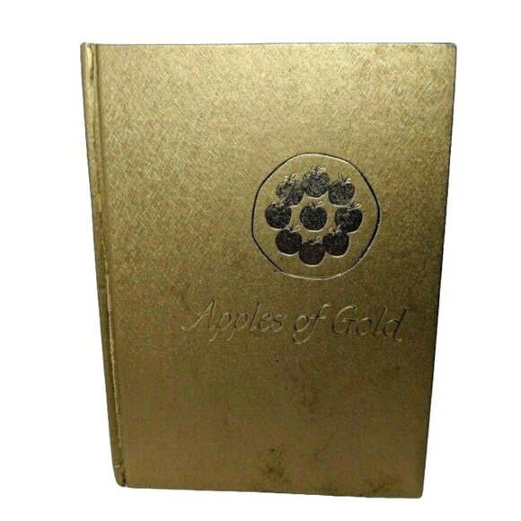 Vintage C.R. Gibson Apples of Gold Gift Book Poetry - Picture 3 of 8